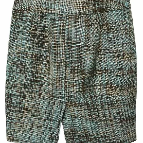 Limited Collection Tweed Lined Skirt Womens Sz 2 Plaid Knee Length Career Wear - Picture 4 of 5